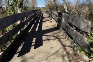 a wooden bridge in Carmel, CA