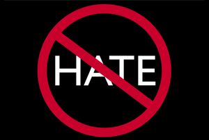 A No Hate logo