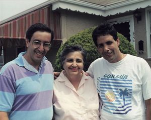 With Mom at our Thurlow Avenue home, Margate, NJ, God only knows when, because I sure don't