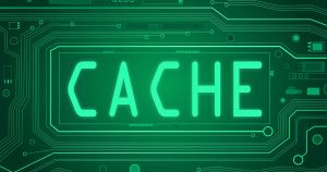 the word cache on a printed circuit board